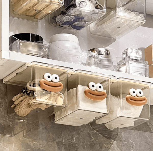 Mirror Cabinet Drawer Storage Box (Pack of 3)