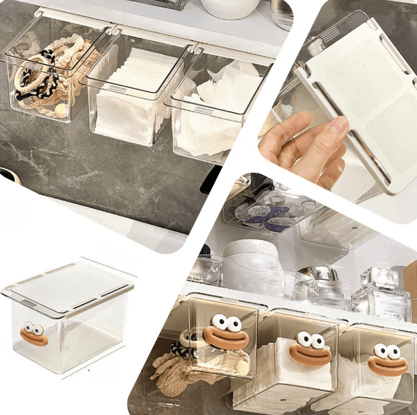 Mirror Cabinet Drawer Storage Box (Pack of 3)